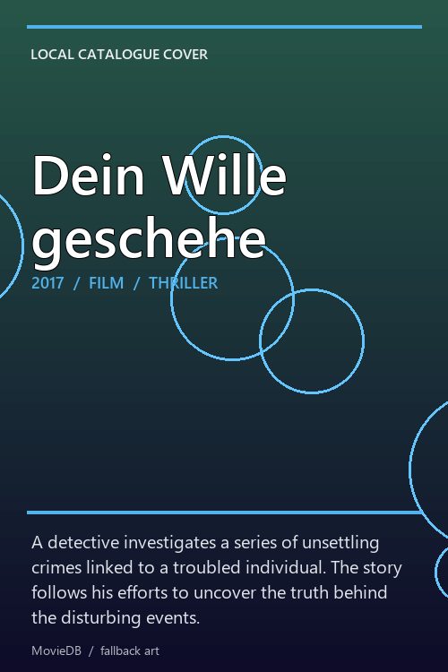 Dein Wille geschehe poster