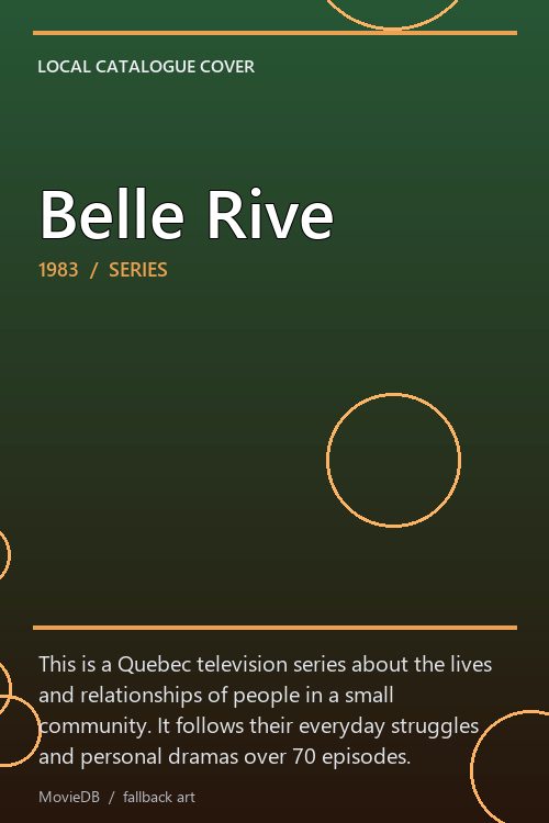 Belle Rive poster