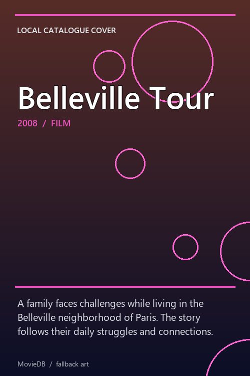 Belleville Tour poster