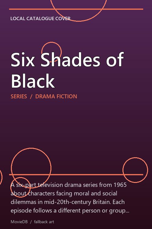 Six Shades of Black poster