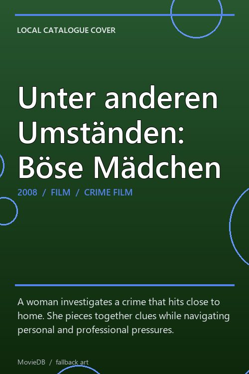 Unter anderen Umständen: Böse Mädchen poster