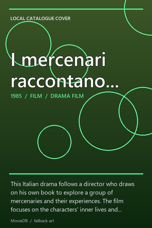 I mercenari raccontano... poster