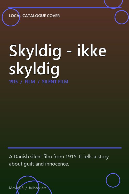 Skyldig - ikke skyldig poster