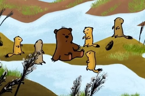 Little bear (cartoon) poster