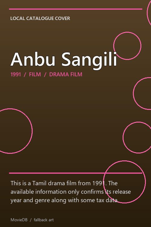 Anbu Sangili poster