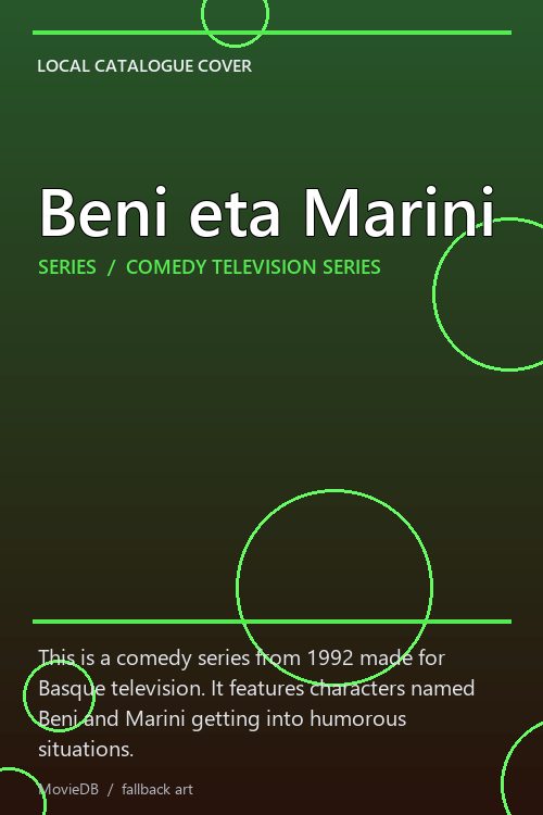 Beni eta Marini poster