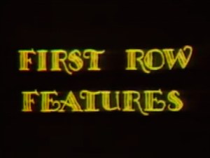 First Row Features poster