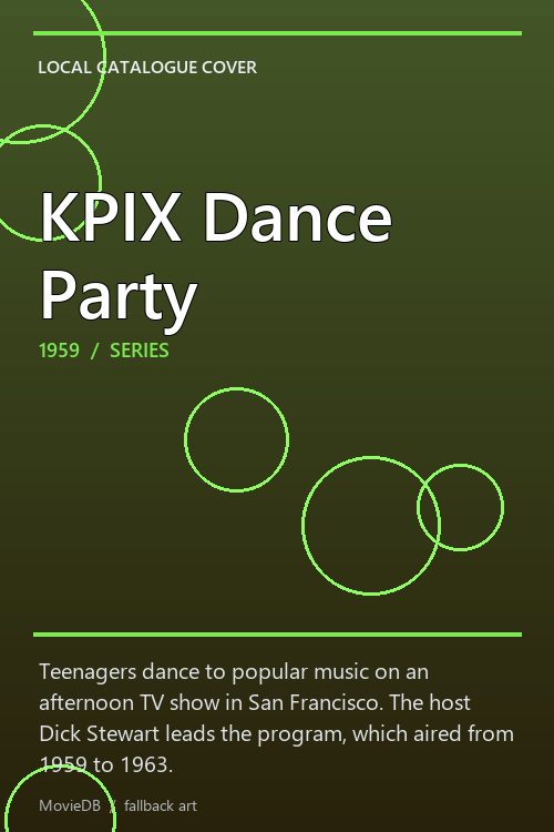 KPIX Dance Party poster