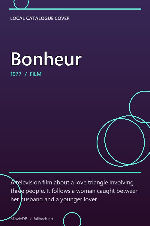 Bonheur poster