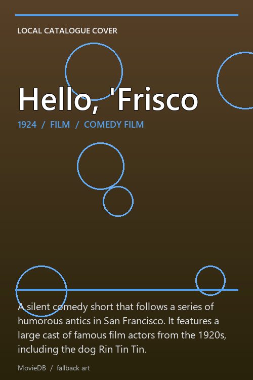 Hello, 'Frisco poster