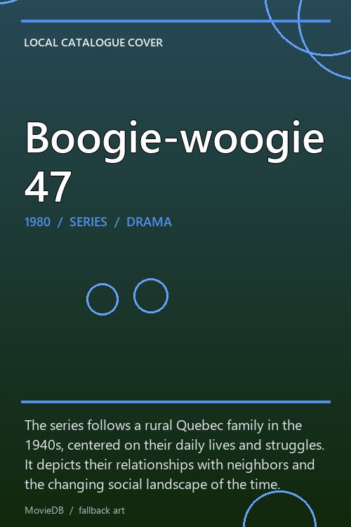 Boogie-woogie 47 poster