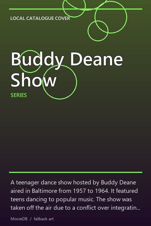 Buddy Deane Show poster