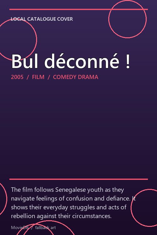 Bul déconné ! poster