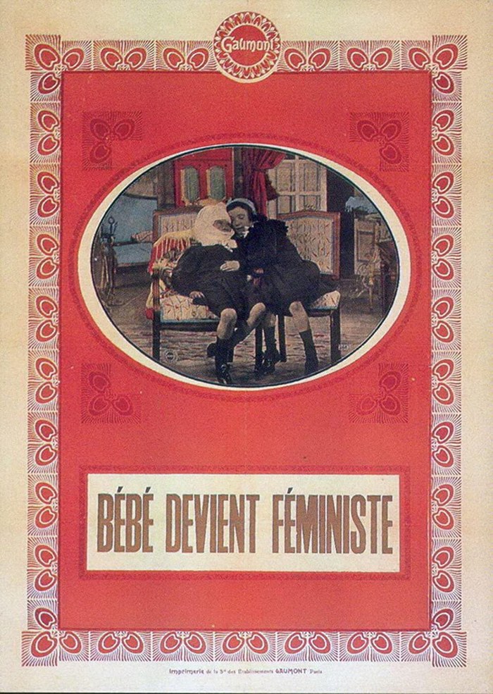 Bébé devient féministe poster