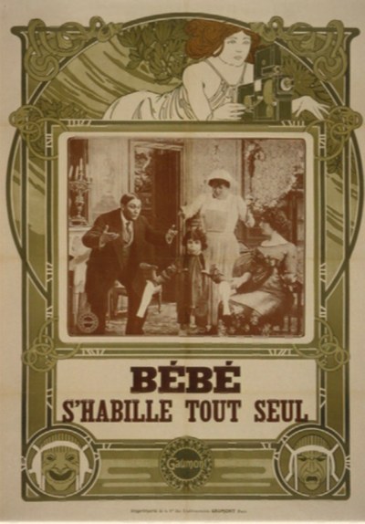 Bébé s'habille tout seul poster