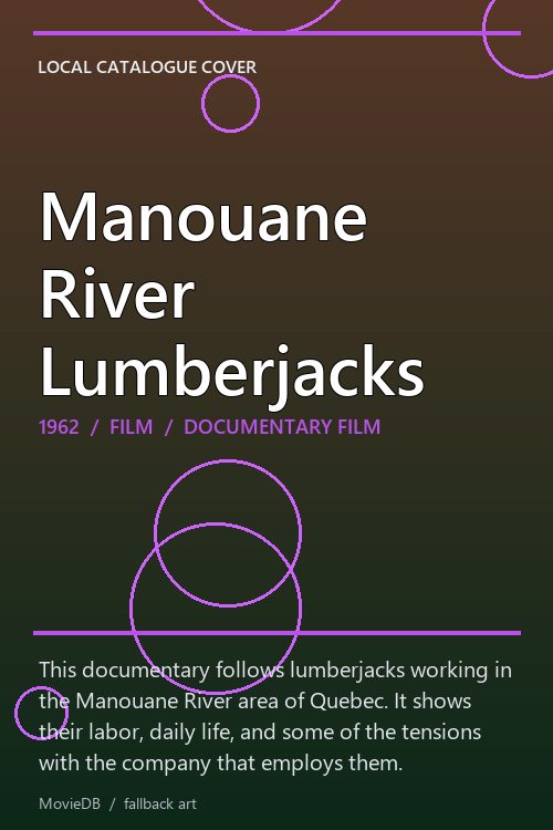 Manouane River Lumberjacks poster