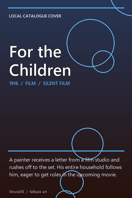 For the Children poster