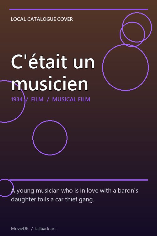 C'était un musicien poster