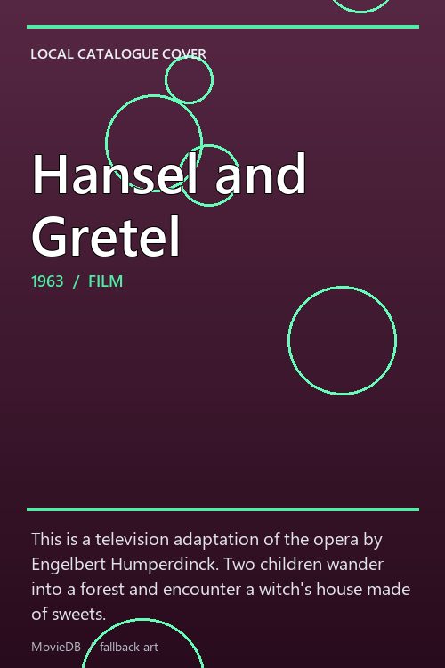 Hansel and Gretel poster