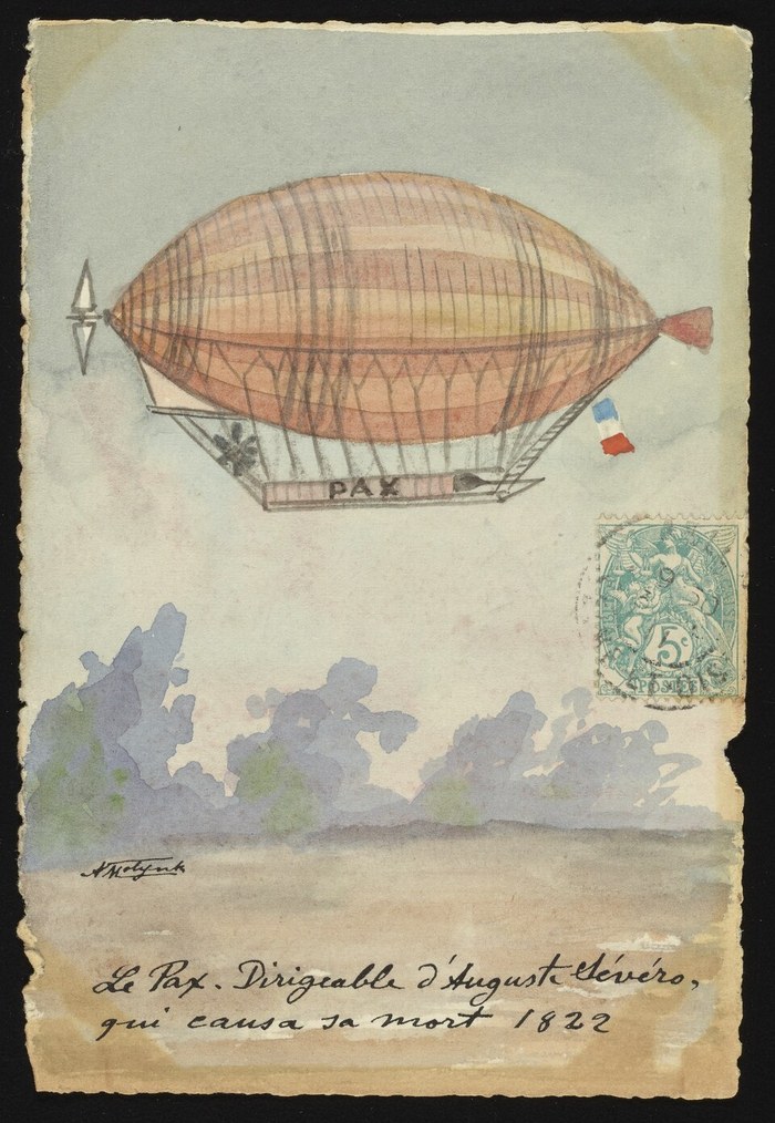 The Catastrophe of the Balloon "Le Pax" poster
