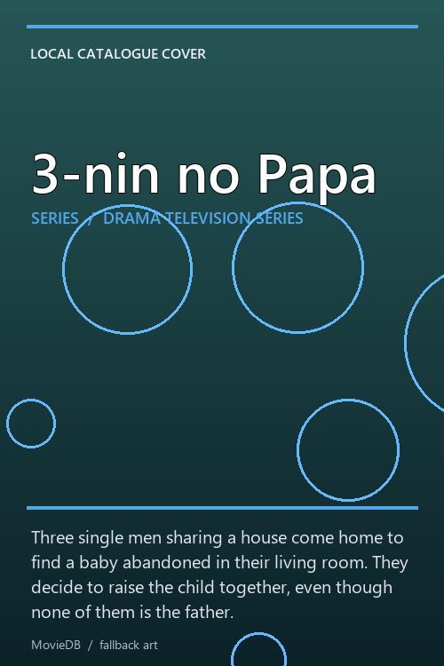 3-nin no Papa poster