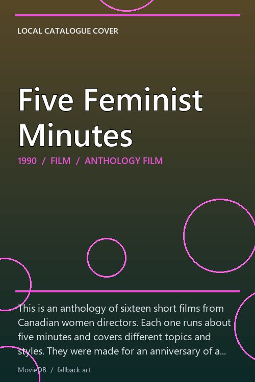 Five Feminist Minutes poster