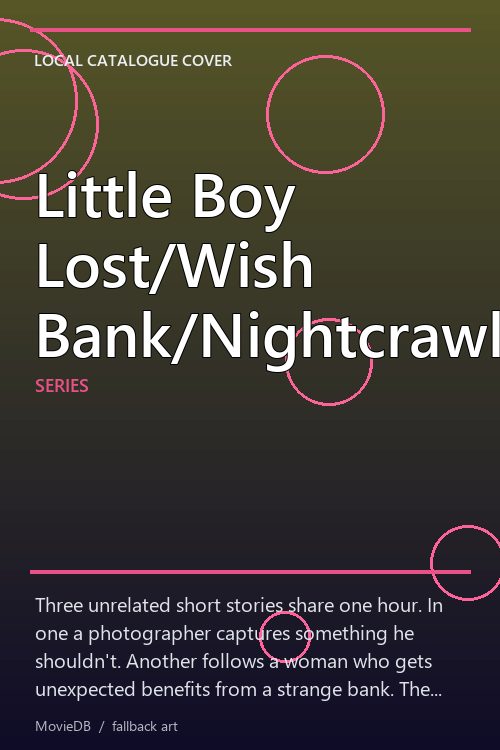 Little Boy Lost/Wish Bank/Nightcrawlers poster
