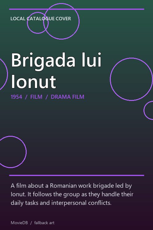 Brigada lui Ionut poster
