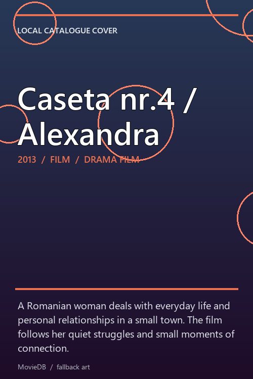 Caseta nr.4 / Alexandra poster