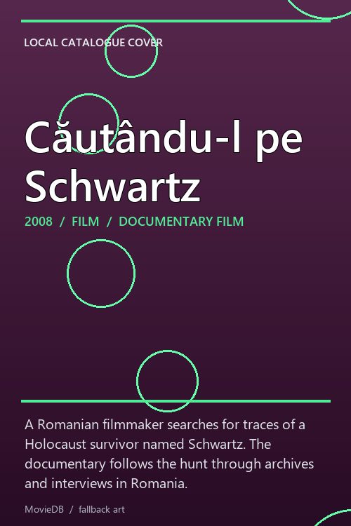 Căutându-l pe Schwartz poster
