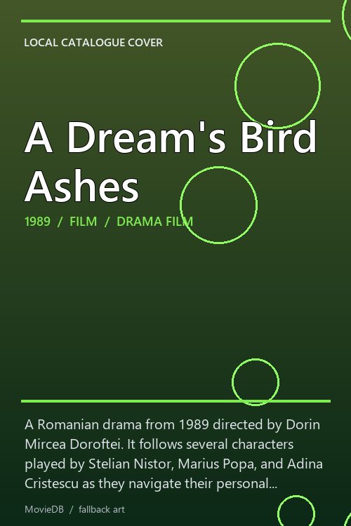 A Dream's Bird Ashes poster