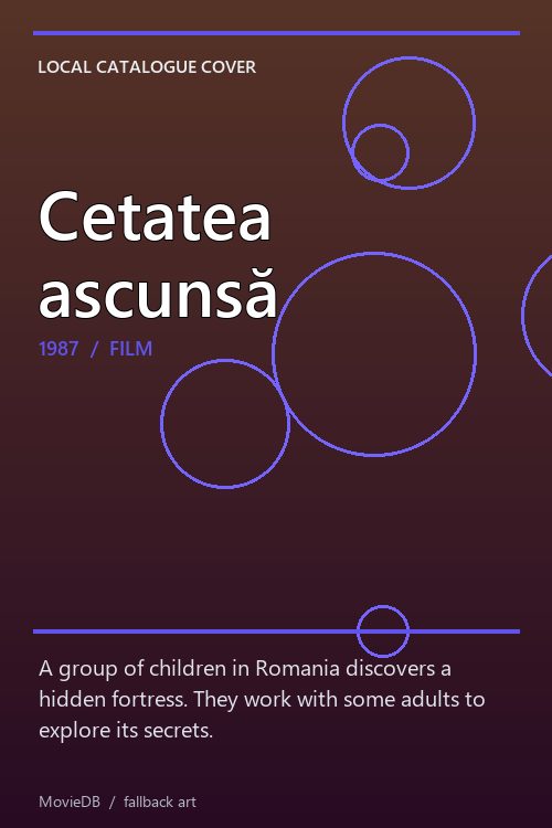 Cetatea ascunsă poster