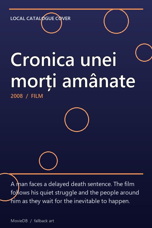 Cronica unei morți amânate poster