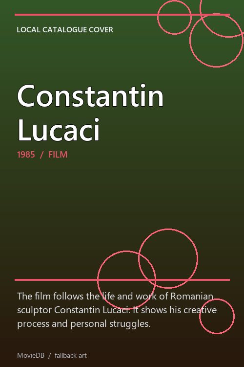 Constantin Lucaci poster