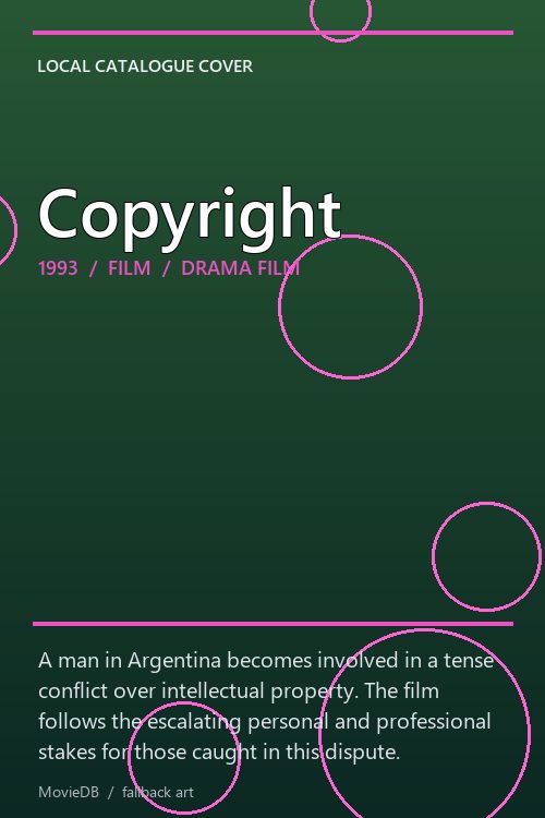 Copyright poster