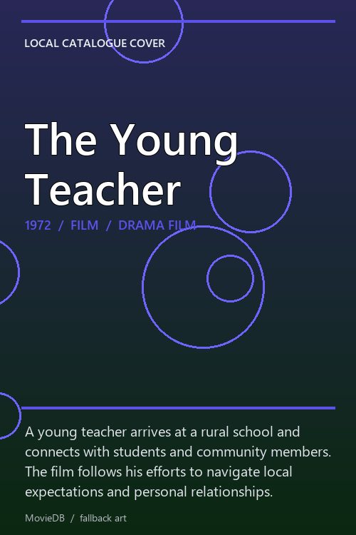 The Young Teacher poster