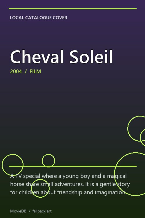 Cheval Soleil poster