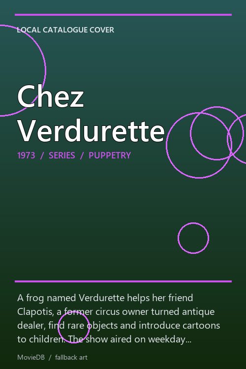 Chez Verdurette poster
