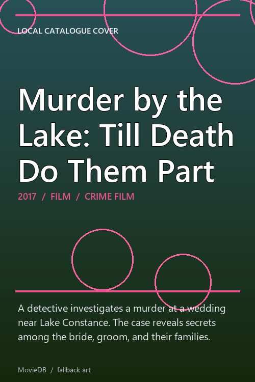 Murder by the Lake: Till Death Do Them Part poster