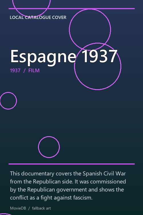 Espagne 1937 poster