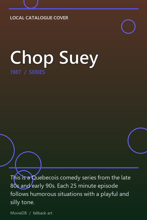 Chop Suey poster
