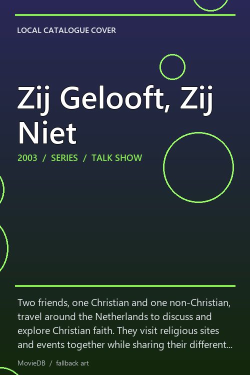 Zij Gelooft, Zij Niet poster