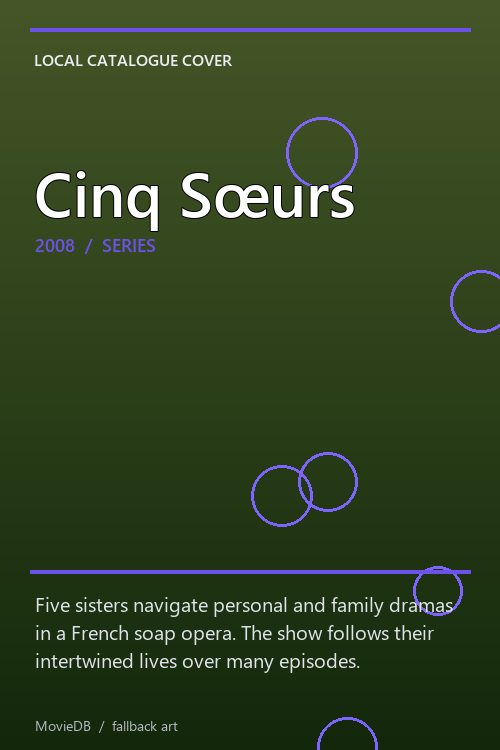Cinq Sœurs poster