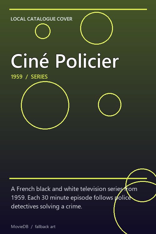Ciné Policier poster