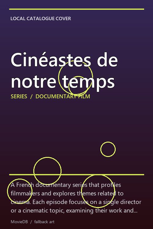 Cinéastes de notre temps poster