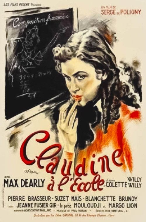 Claudine à l'école poster