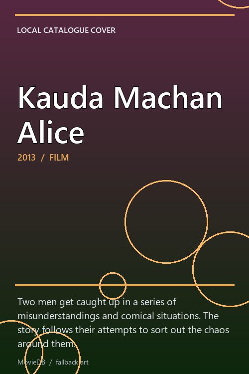 Kauda Machan Alice poster