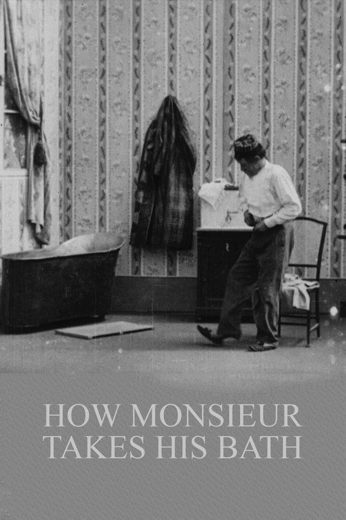 Comment monsieur prend son bain poster