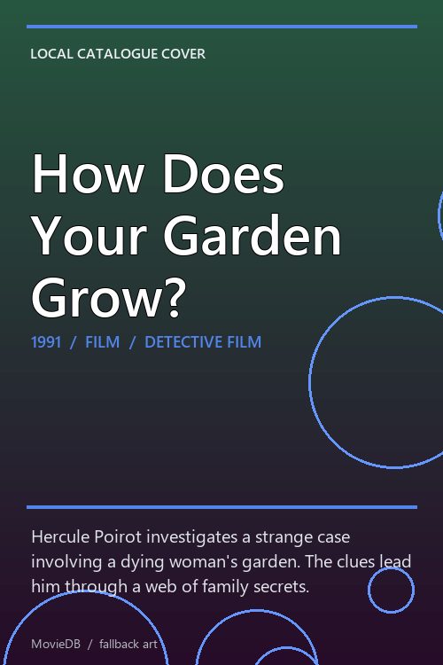 How Does Your Garden Grow? poster
