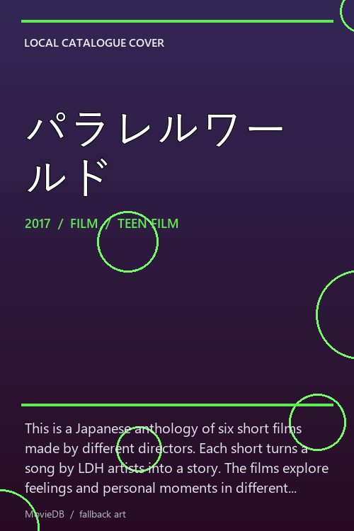 パラレルワールド poster